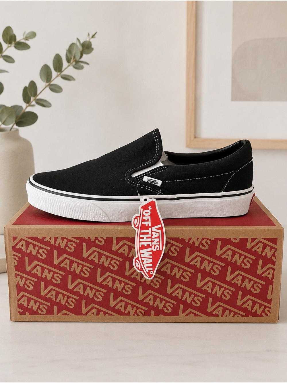 Vans Slip-On Sneakers — Black & White